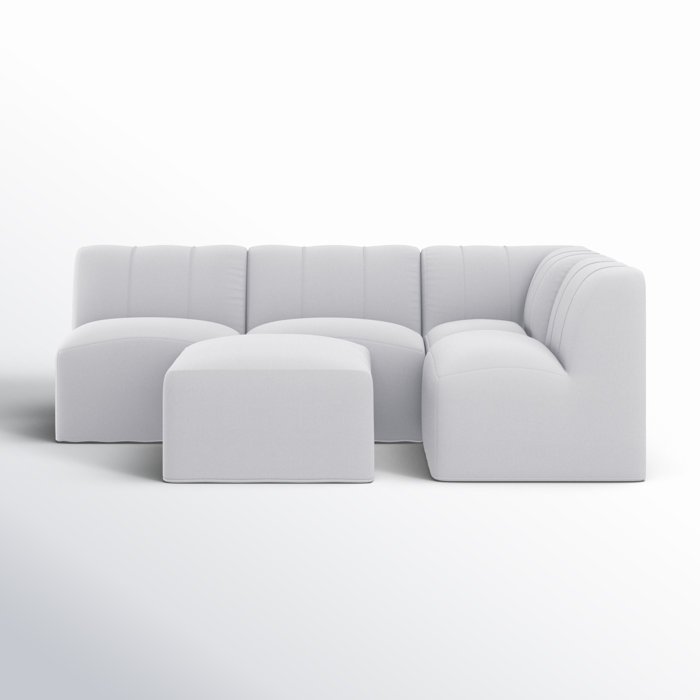 Praia 96" Sunbrella Outdoor Sofa with Ottoman & Reviews Birch Lane